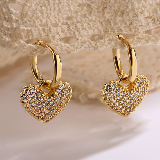 Aretes de corazón